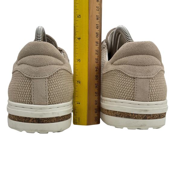 Birkenstock Sneaker Bend Low Canvas Suede 38 7 Women's Sandcastle Athletic Shoes - Picture 5 of 10